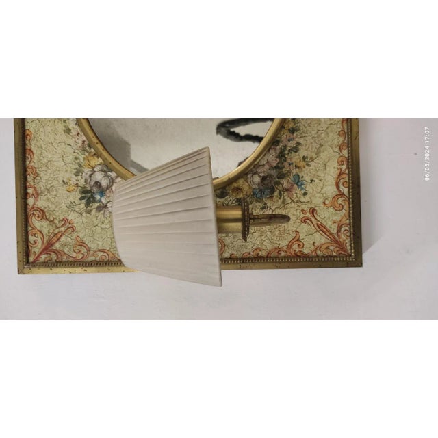 Mirror with Wall Lights attributed to Baga, 1996 For Sale - Image 3 of 9