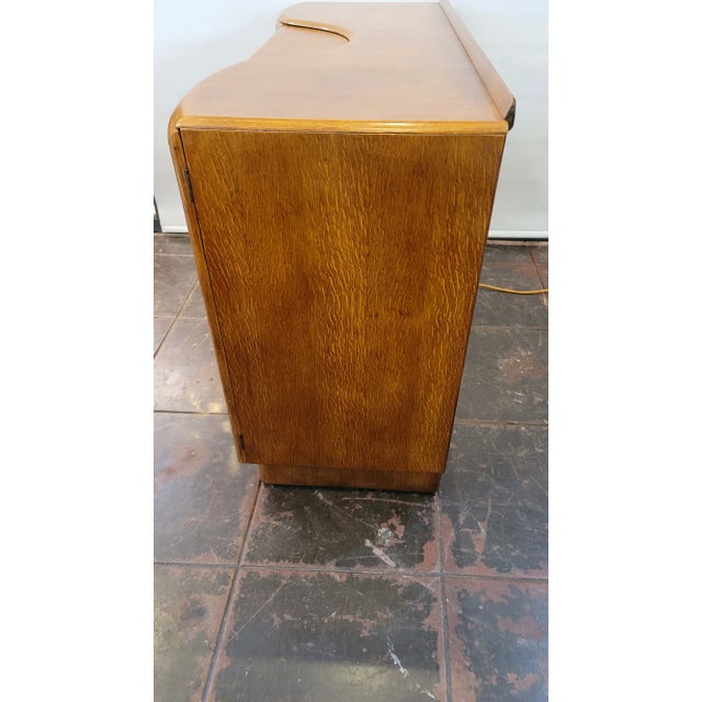 Mid-Century Modern Antique Art Deco Cocktail Cabinet Bar Beautility Company Europe Dry Bar For Sale - Image 3 of 13