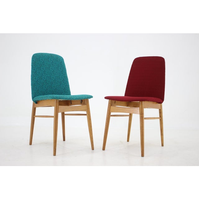Ash Dining Chairs, Czechoslovakia, 1960s, Set of 6 For Sale - Image 10 of 15