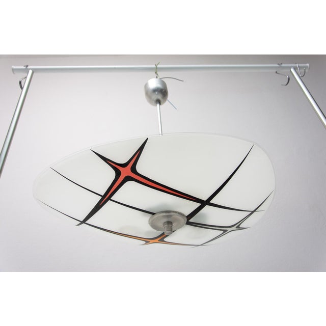 Mid-Century Space Age Pendant, Former Czechoslovakia, 1960s For Sale - Image 3 of 17