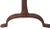Virginia Metalcrafters Pr. Brass Filigree Medallion Wrought Iron Base Andirons Att. To Virginia Metal Crafters For Sale - Image 4 of 9