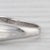 Silver Vintage 0.25ctw Diamond Ring 14k White Gold Size 6 Anniversary Wedding Band For Sale - Image 8 of 8