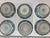 Antique Blue and White Bowls - Collection of 12 - Scalloped Edge -End Edo or Beginning Meiji Period For Sale - Image 10 of 18