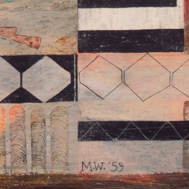 Initialed lower right, 'M. W.' for Margaret Wentworth (American, 1914-1999) and dated 1959. Exhibited: Feingarten...