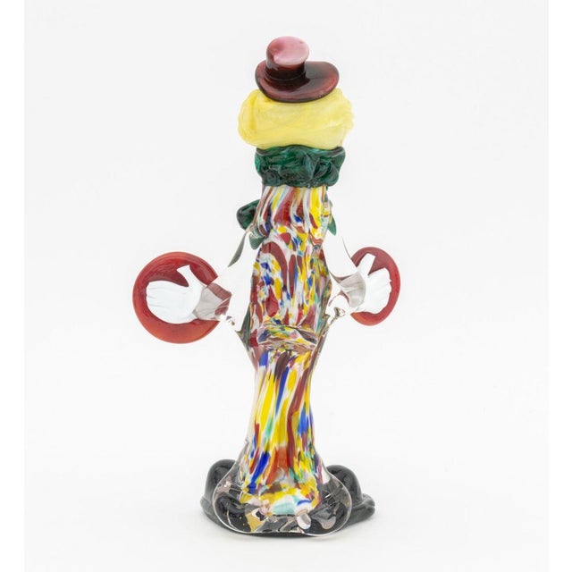 Murano Art Glass Clown Sculptures, 2 For Sale - Image 14 of 17