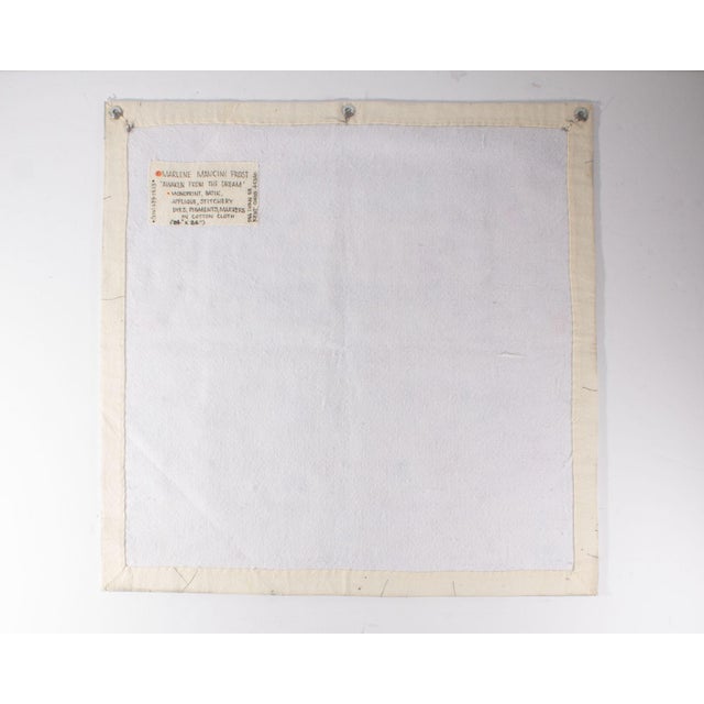 Gray “Awaken From the Dream” Monoprint and Textile Art by Marlene Mancini Frist For Sale - Image 8 of 8