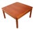 Mid-Century Modern Mid Century Danish Modern Square Teak Coffee Table by Trioh C. 1977 For Sale - Image 3 of 7