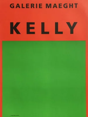 1964 Ellsworth Kelly Maeght Gallery Poster