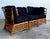 Vintage Coastal Stick Rattan 3 Seat Sofa For Sale In West Palm - Image 6 of 12