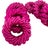 Vintage 90s Hot Pink Fabric Napkin - Rings (Set of 8) For Sale - Image 9 of 10