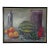 1970s Vintage Gasper Gunhz Modernist Still Life Fruits Oil on Canvas Painting, Framed For Sale