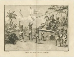 After Sonnerat, Procession of Deities Through the Countryside, Engraving, 1806