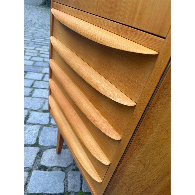 Brown Highboard Type 602/G Ash by Franz Ehrlich for Hellerau For Sale - Image 8 of 11