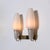 Metal Mid-20th Century Pair of Italian Modernist wall scones - a Pair For Sale - Image 7 of 9