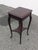 Mid 20th Century Vintage Mahogany Drinks Accent Side Table With Wood Gallery For Sale - Image 5 of 9