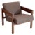 Modernist Wenge Wood Chair by Hein Stolle for T Spectrum, 1960s For Sale