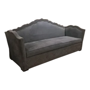 Ebanista Custom Made 96" Carpello Sofa With Nailhead Trim