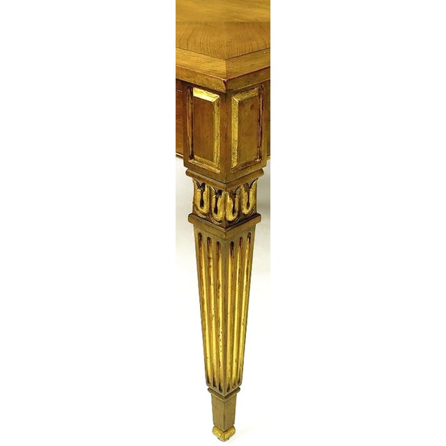 Louis XVI Style Parcel-Gilt End Tables by Baker - a Pair For Sale In Chicago - Image 6 of 9