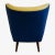 1950s Petite Slipper Chair in the Style of James Mont For Sale - Image 5 of 7