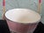Ceramic Vintage Hand-Painted Ceramic Candy Bucket With Wrapped Handle, Pink Ombre Finish For Sale - Image 7 of 11