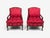 1970s Pair of Tortoise Shell Lounge Chairs/ Marquis by Theodore Alexander, Fauteuils For Sale - Image 5 of 15