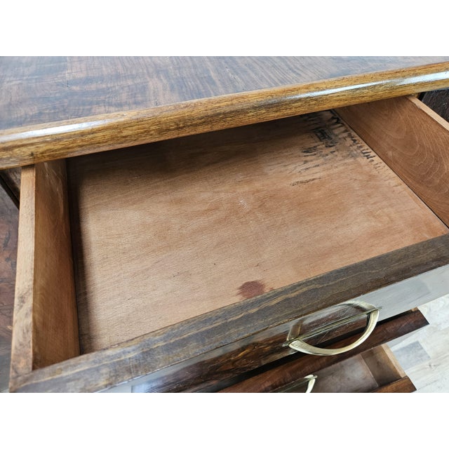 Art Deco Sideboard in Walnut and Blond Walnut, 1950 For Sale - Image 18 of 18