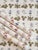 French Provincial Lauren Servati Textiles, Primula Wallpaper in Blues For Sale - Image 3 of 4