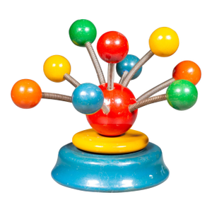 Vintage Atomic Kouvalias Greek Music Box Toy c.1970