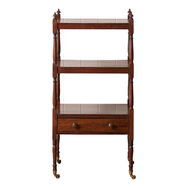 19th Century English Rosewood Whatnot (C. 1945) For Sale