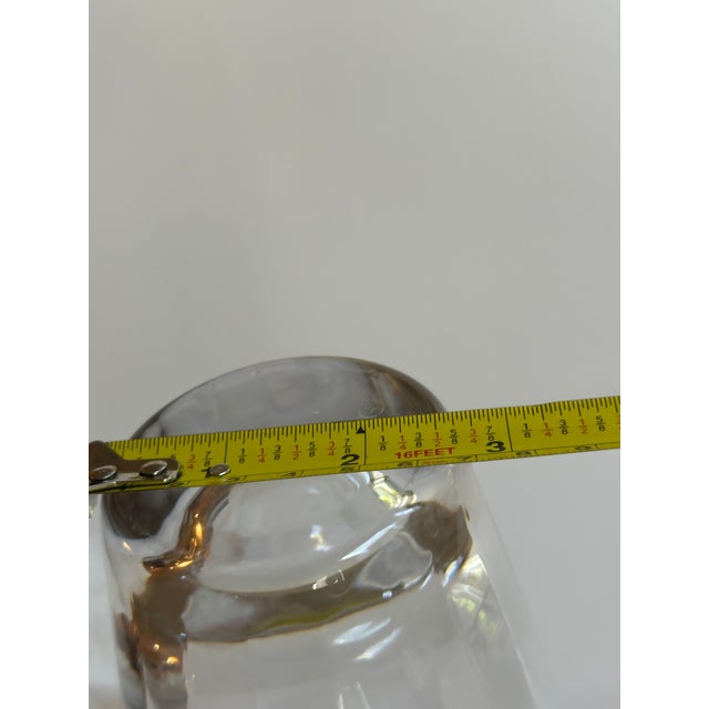 Vintage 1970s Lenox "Autumn" Collection 10" High Crystal Vase Handblown With 24k Gold Encrusted Band For Sale - Image 10 of 12