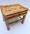 Burnt Tortoise Rattan Bamboo Plant Stand For Sale - Image 4 of 7