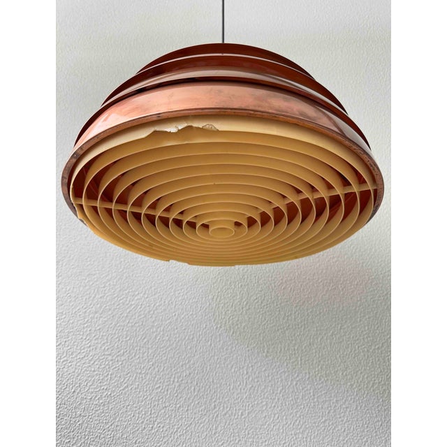 Model T325/450 Pendant Lamp in Copper by Hans-Agne Jakobsson, Markaryd, Sweden, 1960s For Sale - Image 14 of 18