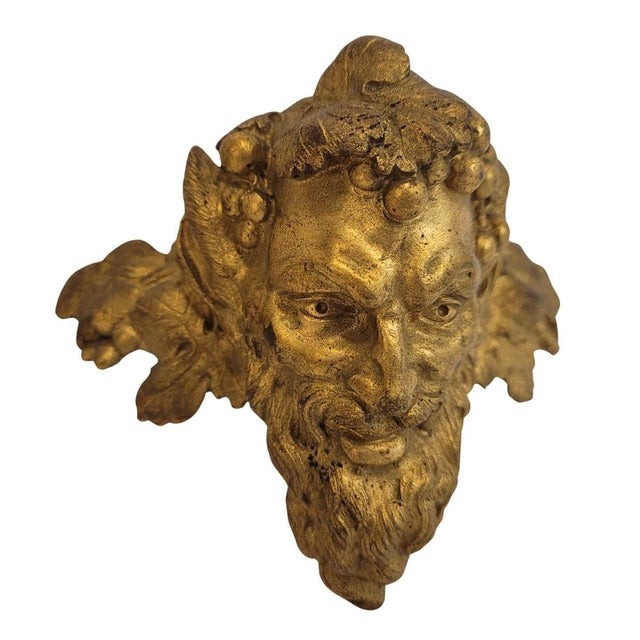 Pair of “Satyr” Masks, Gilt Bronze, Louis XVI, Circa 1790 - France Material: Gilt Bronze Style: Louis XVI Period: Circa...
