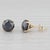 Gemstone Information: - Natural Diamonds - Total Carats - 3.70ctw Cut - Round Brilliant Color - Black Metal: 14k Yellow...