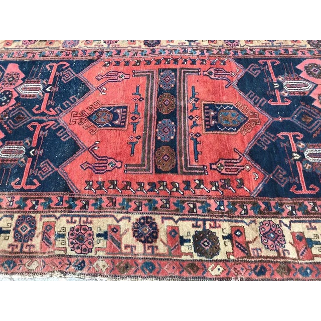 Vintage Wool Kurdish Rug For Sale - Image 4 of 15