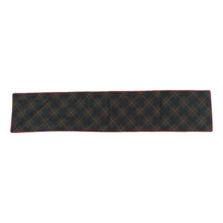 Plaid Christmas Table Runner 72"L For Sale