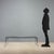Center table designed by Ross Littell for a 1960s and 1970s De Padova production, featuring an essential and modern...