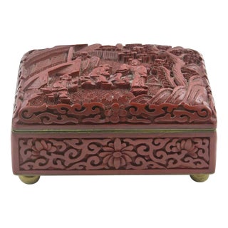 Vintage Chinese Box in Sealing Wax, China, Mid-20th Century For Sale
