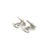 Japanese 1990s Mikimoto Estate Akoya Pearl Cufflinks 7.45 mm Silver, A Pair For Sale - Image 3 of 5