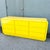 This bold Postmodern waterfall dresser commands attention with its vibrant high-gloss yellow laminate finish and sleek,...