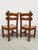 Brutalist Oak and Rush Dining Chairs, 1970s, Set of 6 For Sale - Image 6 of 7