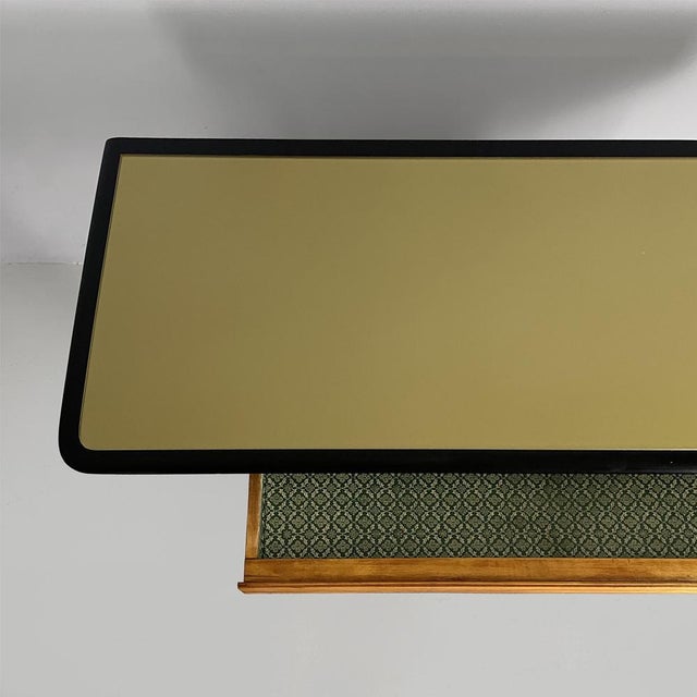 Italian Art Deco Console in Wood and Glass, 1930s For Sale - Image 9 of 16