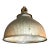Early 20th Century Industrial Silver X-Ray Mercury Glass Dome Pendant Light For Sale