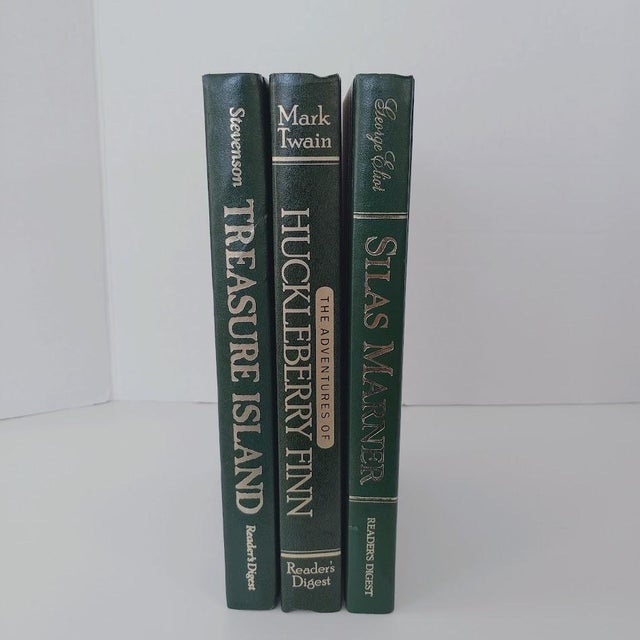 1980s 1980s Reader's Digest the World's Best Reading Gift Set, Mark Twain, Stevenson, George Eliot - Set of 3 For Sale - Image 5 of 6