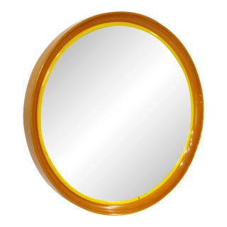 Italian Pop Art Space Age Plastic Wall Mirror For Sale