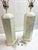 This is a 1960 vintage Palm Beach Regency faux bamboo pagoda table lamp. Shape: Tall, octagonal column structure with a...