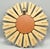 Organic White-Washed Carved Wood Sunburst Mirror For Sale - Image 11 of 11