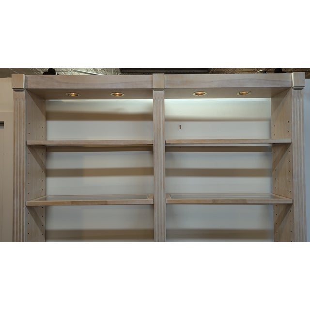 Mid Century Cerused Bookcase For Sale - Image 11 of 12