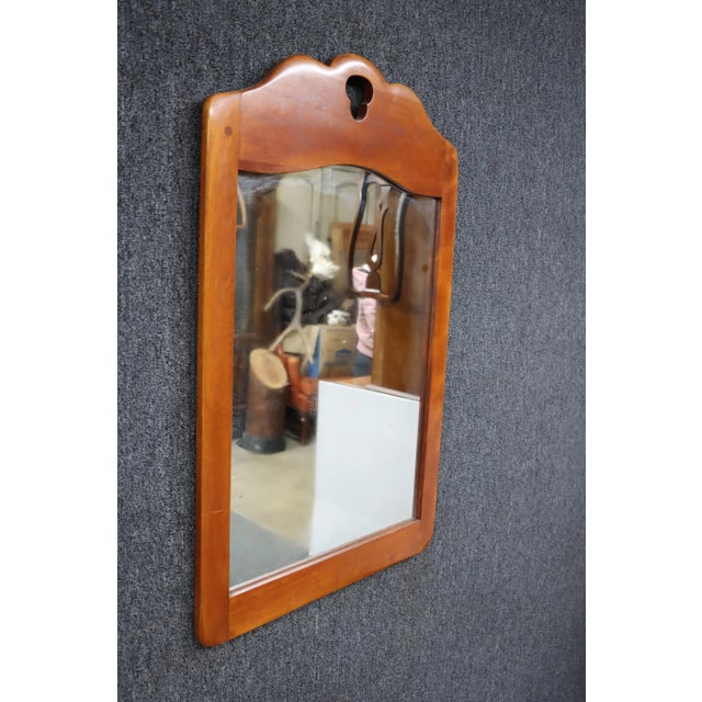 Rock maple traditional mirror by Cushman