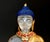 Late 20th Century Natural Rock Crystal Gilt Bronze Buddha Nepal Authenticity Seal For Sale - Image 11 of 18